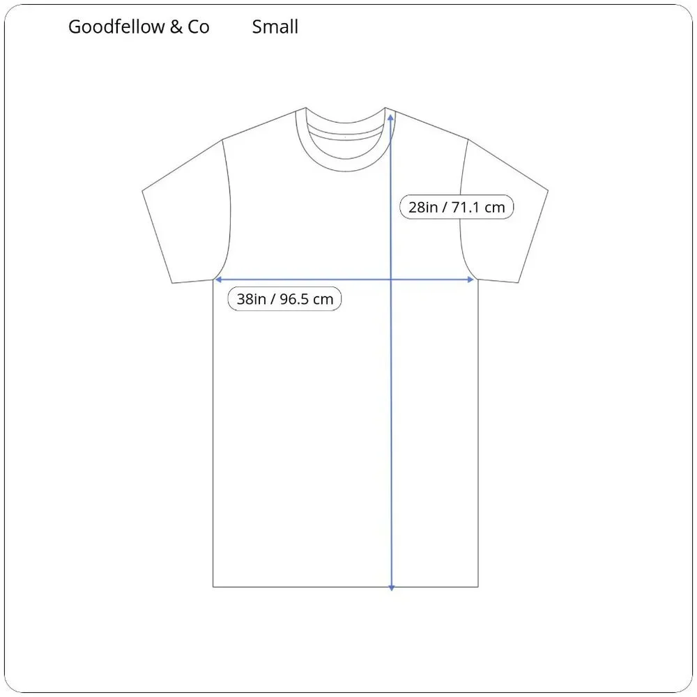 Goodfellow & Co Mens Casual Blue Crew Neck Short Sleeves T-Shirt Size Small - Picture 4 of 11